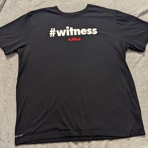 Nike Lebron James #Witness men's shirt Sz: XL